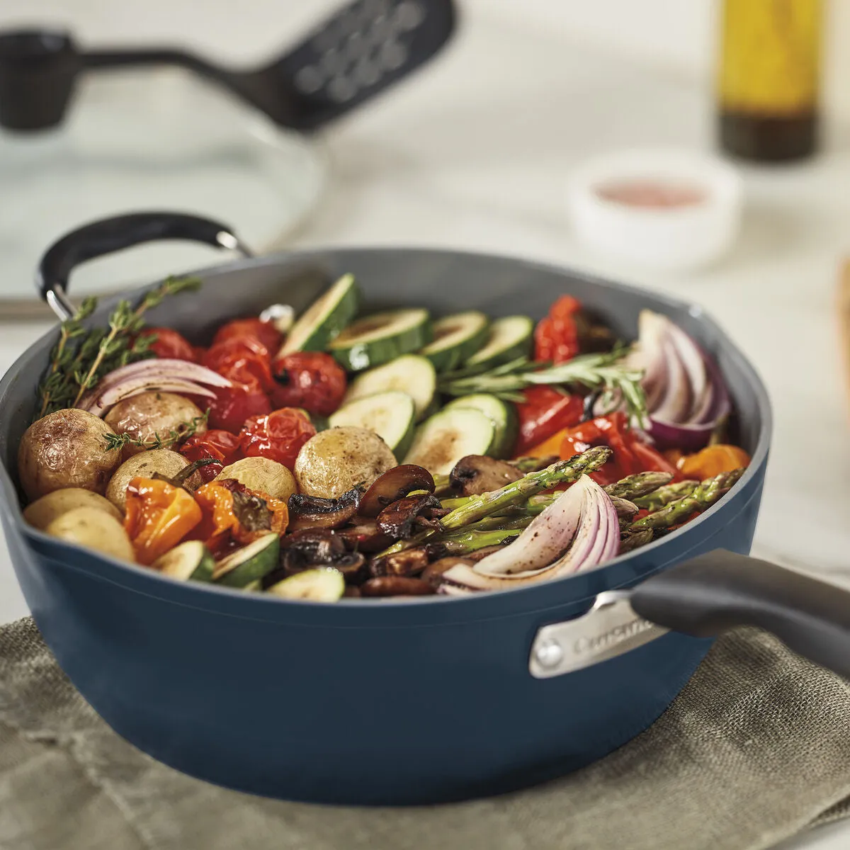 Cuisinart - Preferred Pan 4Pc Set - Navy