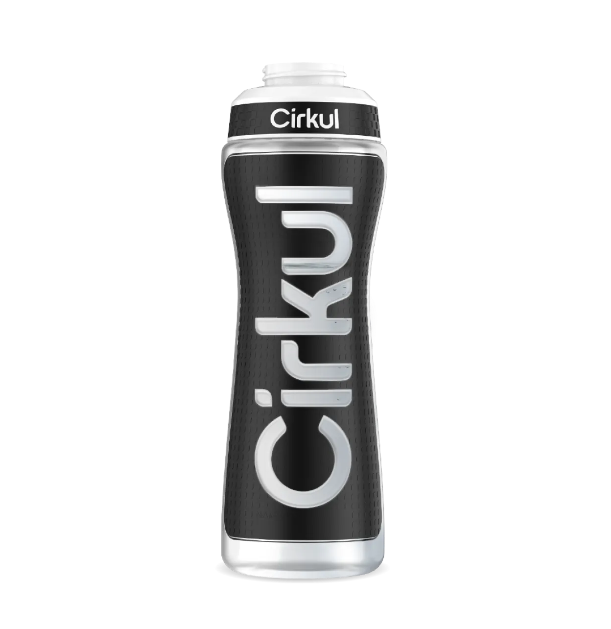 CX: Limited Edition: 22oz. Black Grip Squeeze Plastic Bottle with Sport Lid