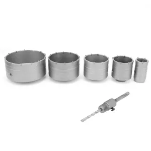 de Troncos - Lcher Opener Open 40-125 Mm - Cetal Cutting Header Ideal for Cement Wall, Concrete Wall, Air Conditioning Brick, Water Pipes and More