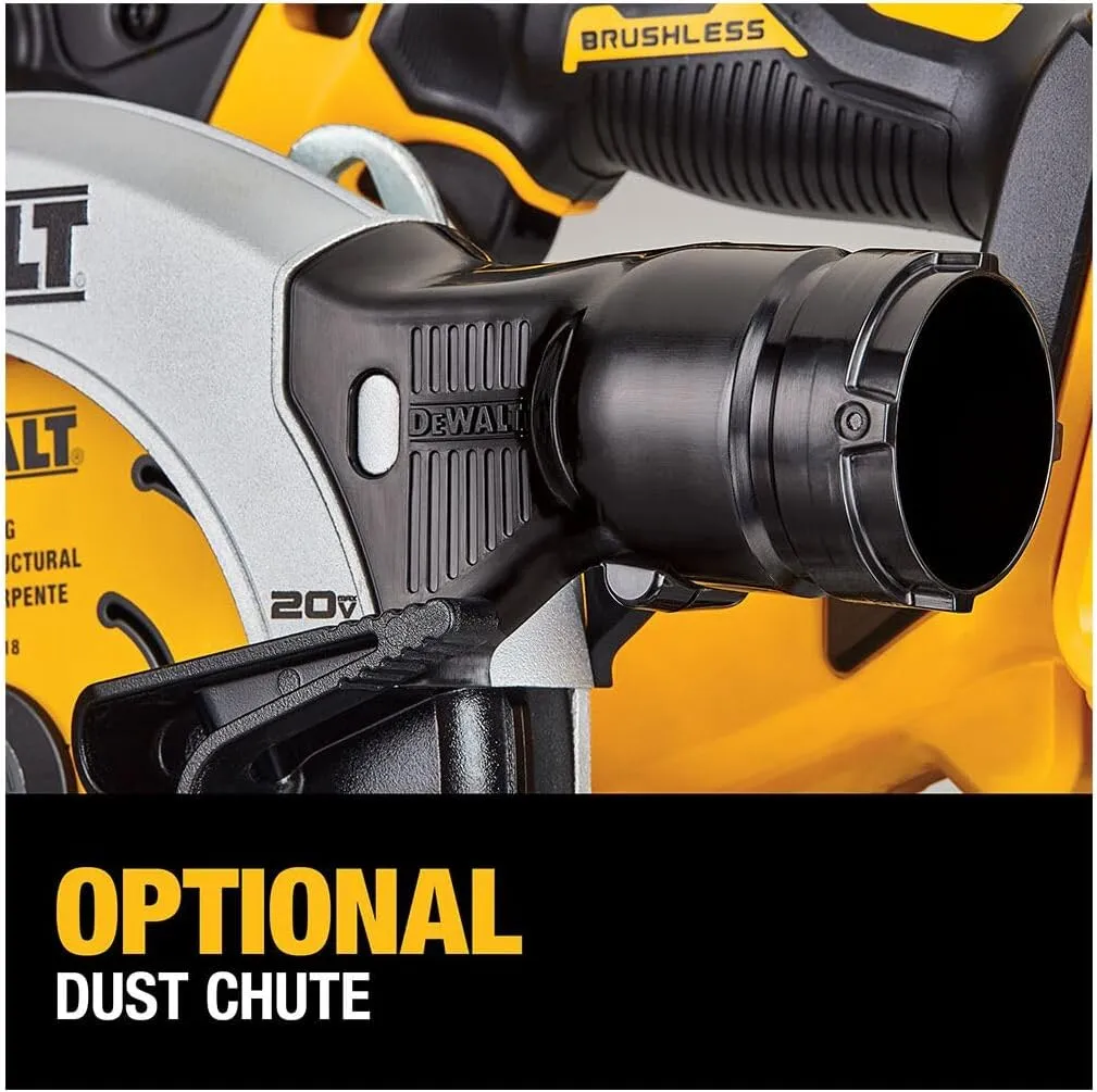 DEWALT 20V MAX* Circular Saw, 6-1/2-Inch, Cordless, Tool Only (DCS565B)