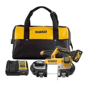 DEWALT 20V MAX Cordless Band Saw Kit with Battery, Charger, and Bag