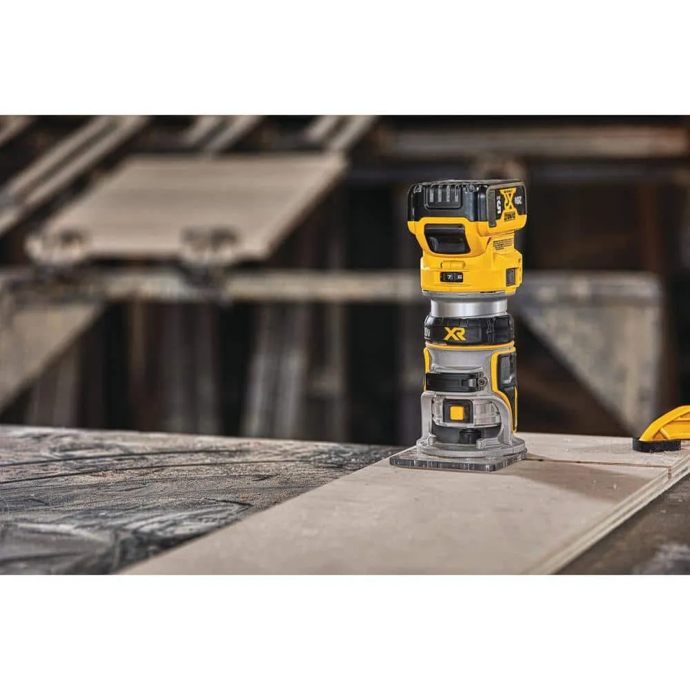 DEWALT 20V MAX Cordless Brushless Circular Saw and Compact Router (Tools-Only)