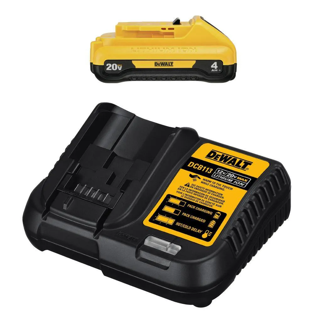 DEWALT 20V MAX Cordless Brushless Compact Reciprocating Saw with 4.0Ah Battery