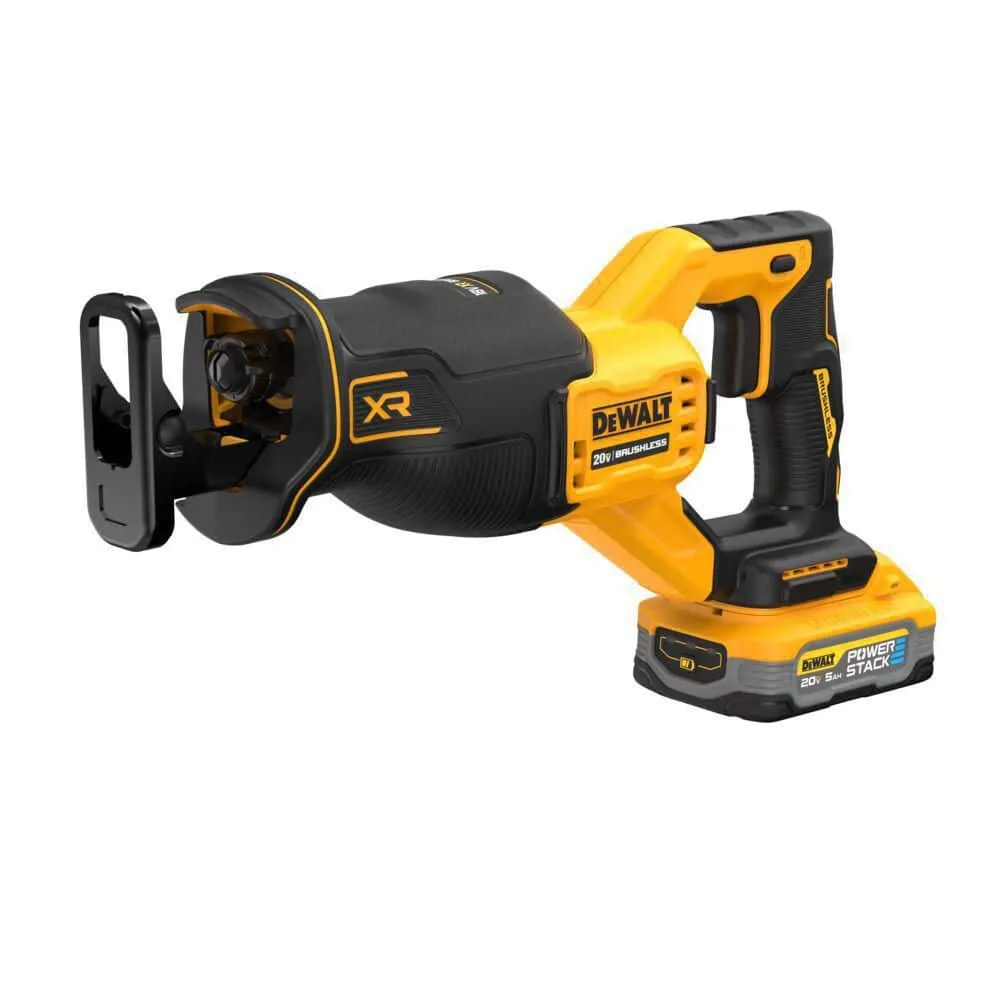 DEWALT 20V MAX Cordless Brushless Reciprocating Saw Kit with 5.0Ah Battery and Charger