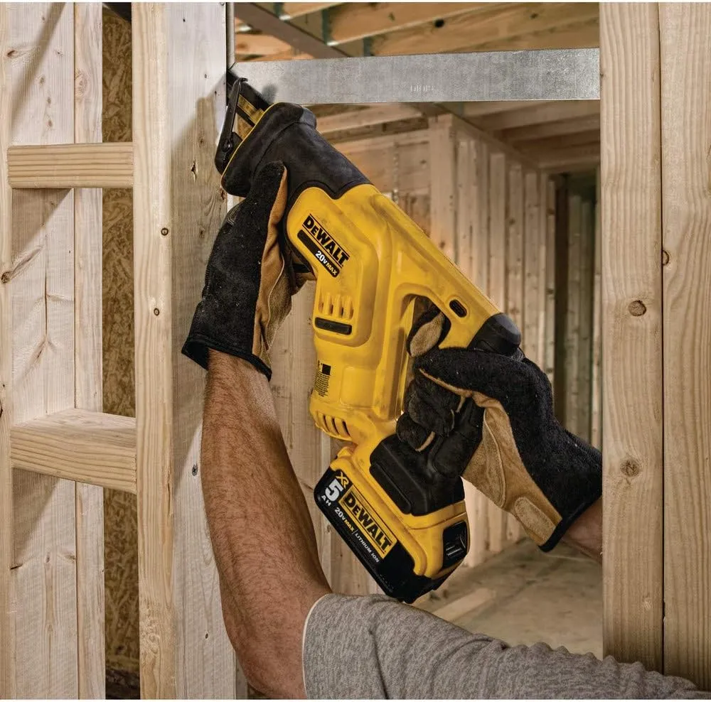 DEWALT 20V MAX Cordless Reciprocating Saw, Compact, Variable Speed, LED Light, Bare Tool Only (DCS387B)