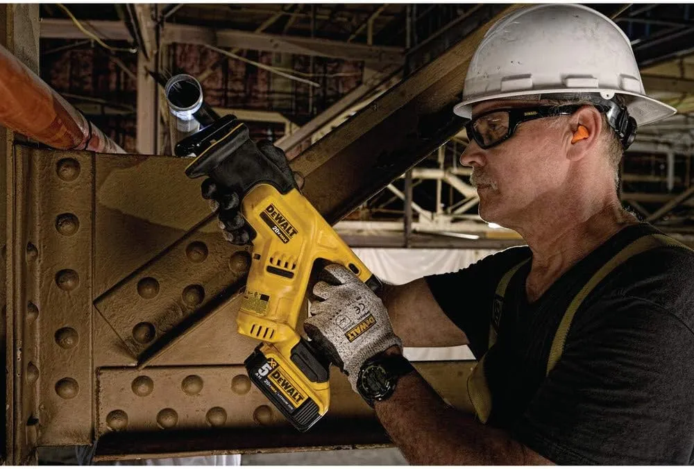 DEWALT 20V MAX Cordless Reciprocating Saw, Compact, Variable Speed, LED Light, Bare Tool Only (DCS387B)