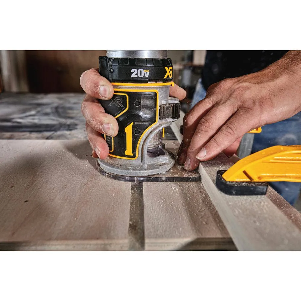 DEWALT 20V MAX XR Cordless Brushless Reciprocating Saw and Compact Router (Tools-Only)