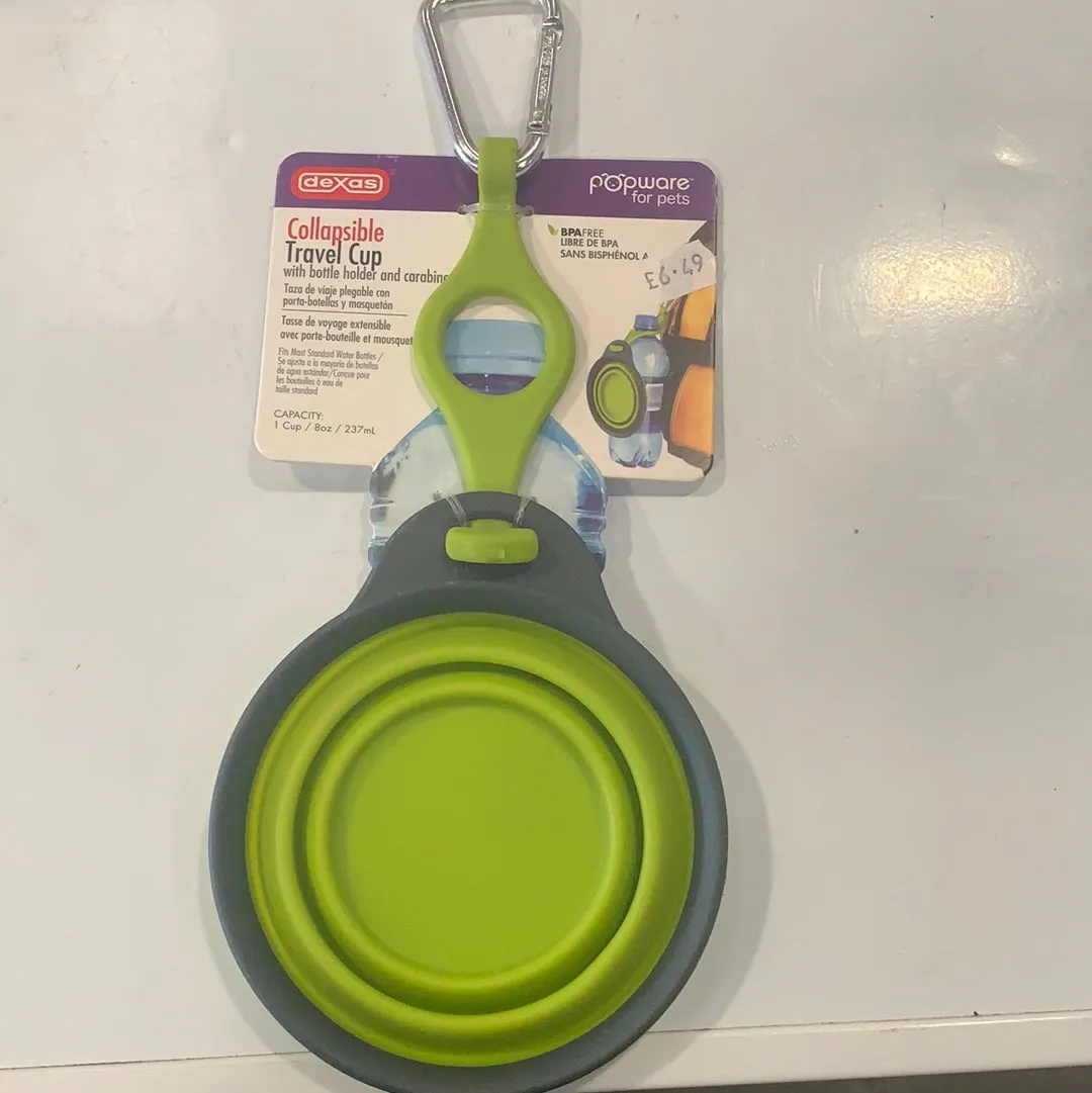Dexas travel cup with bottle holder