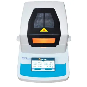 DHS-16 Halogen Moisture Meter analyzer for powder herb tea meat food Capacity 110g Readability 0.005g 0.02%