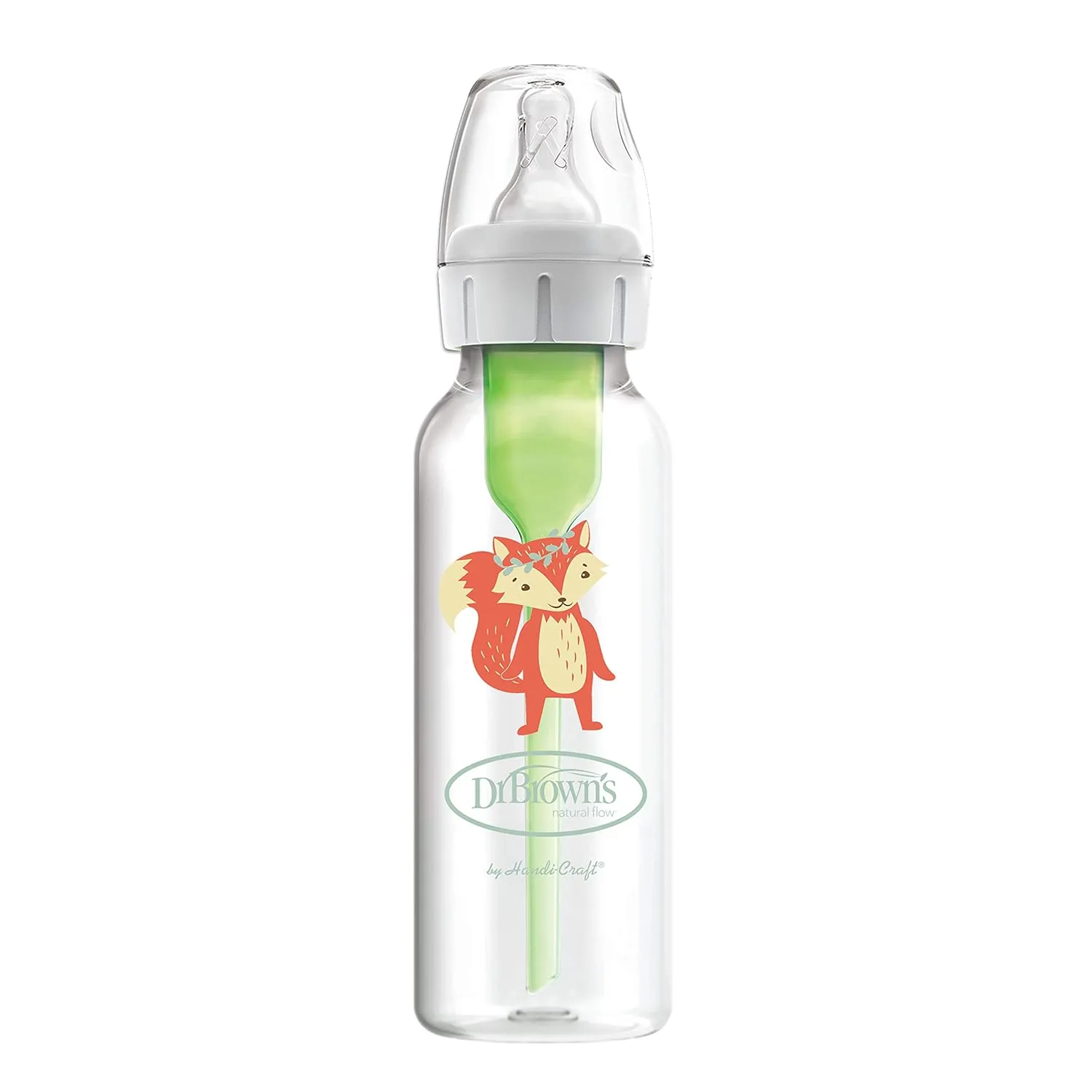 Dr. Brown’s Natural Flow® Anti-Colic Options ™ Narrow Baby Bottles 8 oz/250 mL, with Level 1 Slow Flow Nipple, 6 Pack, 0m  Woodland Animals Gift Set