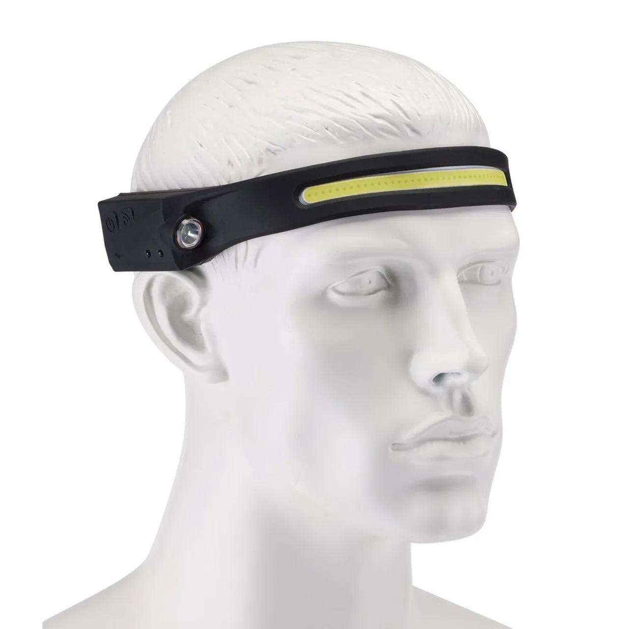 Draper Tools Cob Led Rechargeable 2-In-1 Head Torch With Wave Sensor, 3W, Usb-C Cable Supplied