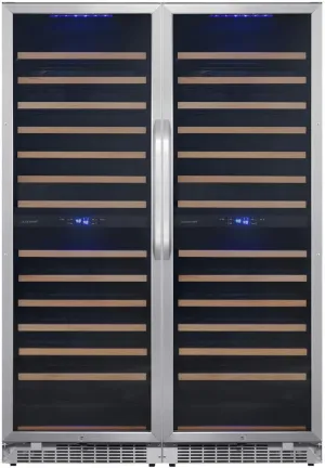 EdgeStar�48 Inch Wide 282 Bottle Capacity Built-In or Free Standing Wine Cooler