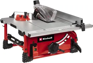 Einhell Table Saw TE-TS 254 T (2,000 Watt, Soft Start, Aluminium Main Table, Table Widening, Parallel Stop, Angle Stop, Overload Switch, Split Wedge Adjustment)