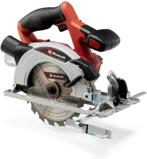 Einhell TE-CS 18/165-1 Li-Solo Power X-Change Cordless Circular Saw (Lithium-ion, 18 V, 4,200 min-1, Large Gripping Stirrup, Spindle Lock, Incl. Hard Metal Saw Blade)