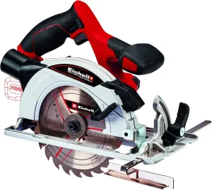 Einhell TE-CS Power X-Change 18-Volt Cordless 6-1/2 Inch 4,200-RPM Circular Saw, w/Adjustable Angle   Depth, Saw Blade Included, LED Lamp, Tool Only (Battery and Charger Not Included)