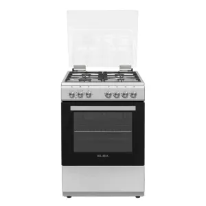 Elba 60cm Silver Gas Stove 04/66cl 442G