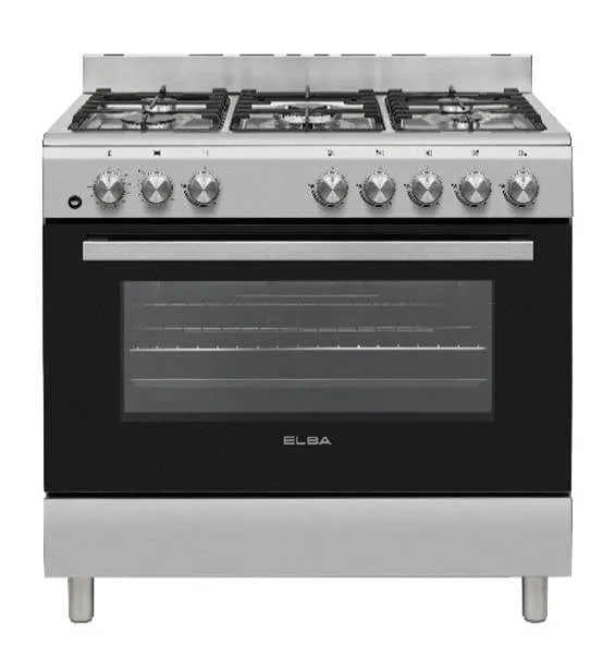 Elba 90cm Silver Gas stove 04/96cl 828