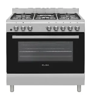 Elba 90cm Silver Gas stove 04/96cl 828