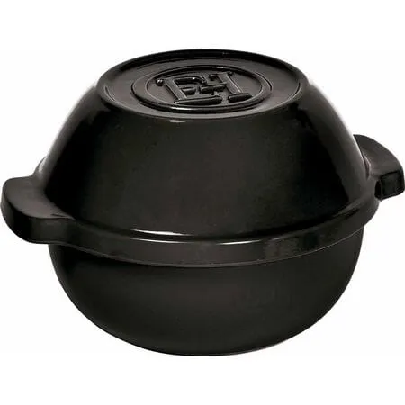 Emile Henry - Bread Pot, Charcoal