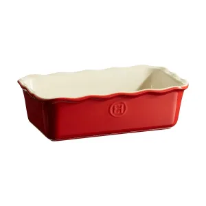 Emile Henry Modern Classic Loaf Pan, 1.4qt, Rouge
