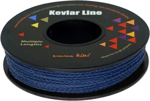 emma kites Camo Green, Red, Blue Braided Kevlar Cord 200Lb~1050Lb Abrasion/Flame Resistant Tactical Paracord, Trip Line, Cord Friction-Saw, Boot Laces, Survival Cord, Model Rocket Shock Cord