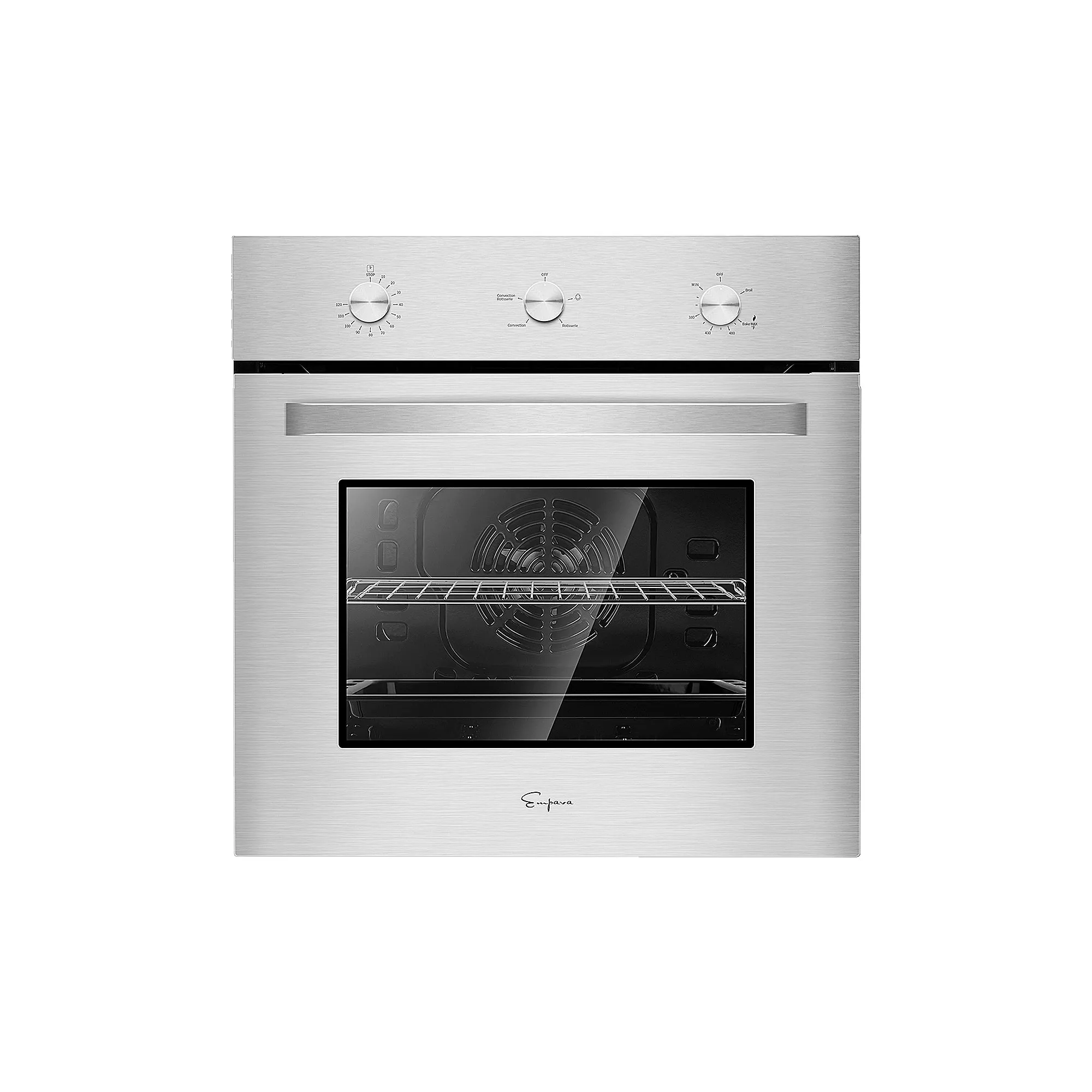 Empava 24 inch 2.3 cu. ft. Single Gas Wall Oven - Only For Natural Gas