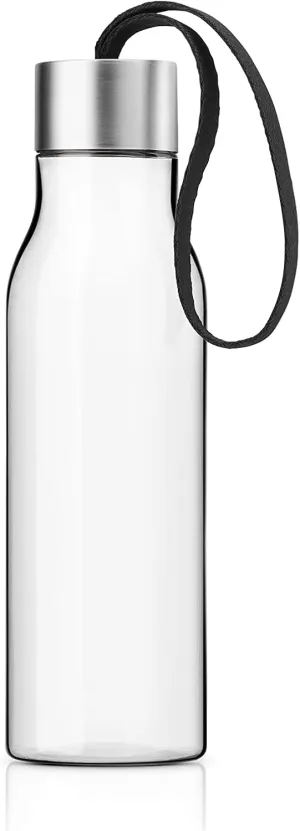 Eva Solo | Drinking bottle 17oz | Impact-resistant BPA-free plastic | Dishwasher Safe Except the Lid | Danish Design, Functionality & Quality | Black