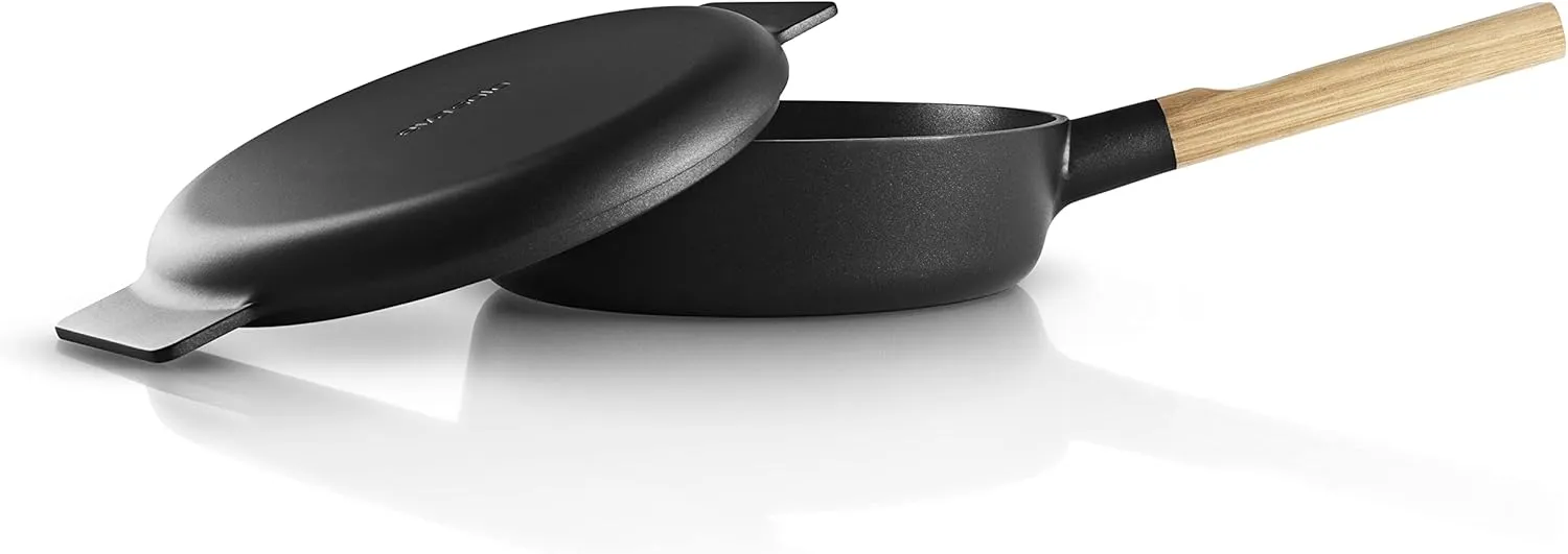 Eva Solo | Nordic Kitchen Saute Pan | Lightweight Aluminium, Easy Handling & Low Weight | Suitable for all Heat Sources – Including Induction | Easy to Clean | Danish Design, Functionality & Quality