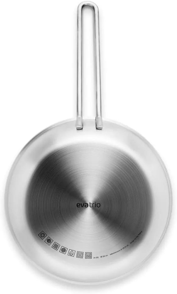 EVA-TRIO | Mosaic frying pan 9.5 Inch ceramic non-stick Slip-Let® coating | Heat-resistant up to 400 °C | Dishwasher & Oven Safe | Danish Design & Functionality