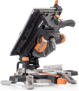 Evolution R8MTS | 8-1/4” Convertible Miter/Table Saw | Multi-Function Saw | 0-45° Bevel &  /- 45° Miter | Multi-Material Cutting: Wood, Plastic, Metal | Compact, Powerful 12A Motor | TCT Blade Incl