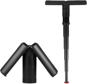FELIXE Telescopic Stool, Outdoor Queuing Stool, Seating for Travel, Climbing, Hiking (440 Lbs., 6-Stage Height Adjustment)