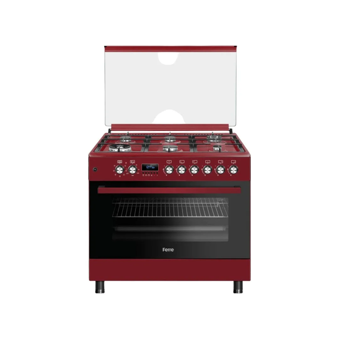 Ferre 90cm Red Gas Stove F9S60E7.PRI