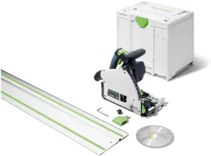 Festool 577422 Plunge-Cut Track Saw TS 60 KEB-F-Plus-FS US with 55-Inch (1400mm) Guide Rail