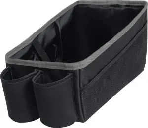 FH Group E-Z Travel Multi-Use Car Organizer with Cup Holders | Back Seat Storage Gray