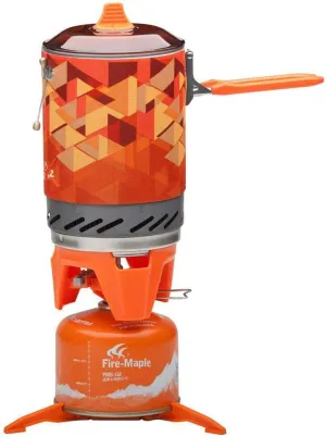 Fire Maple X2 Cooking System Portable Backpacking Camping Stove Camping Pot with Piezo Ignition