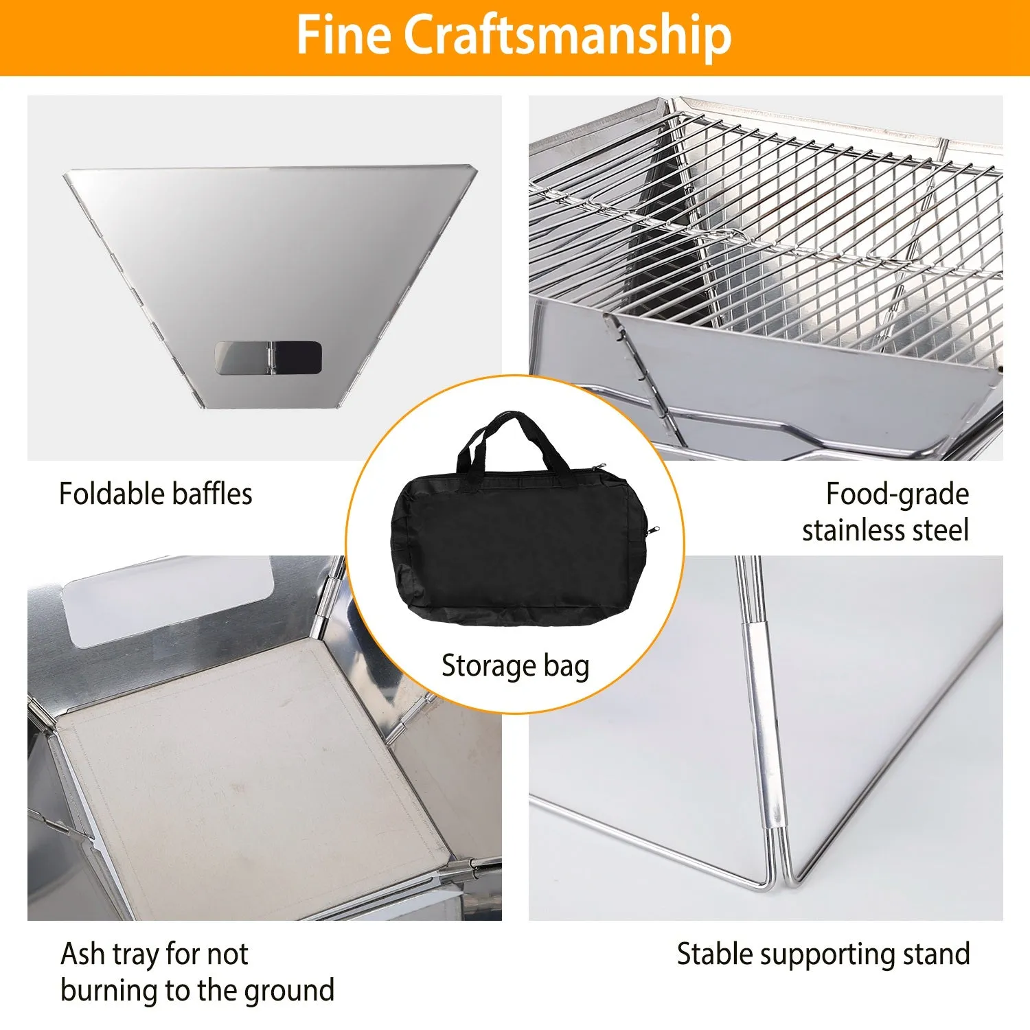 Foldable BBQ Grill