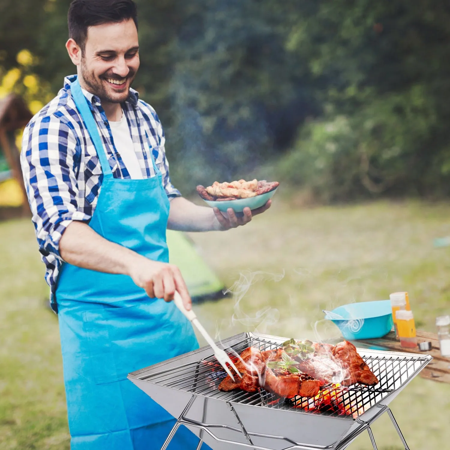 Foldable BBQ Grill
