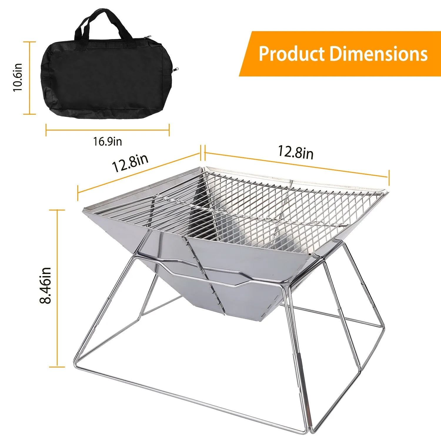 Foldable BBQ Grill