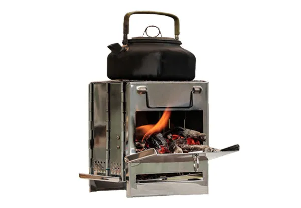 Foldable Camping Stove with Grid Rack