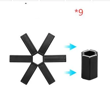Foldable Pan Mat Sturdy Heat Resistant ABS Heat-insulated Anti-slip