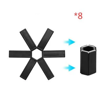 Foldable Pan Mat Sturdy Heat Resistant ABS Heat-insulated Anti-slip