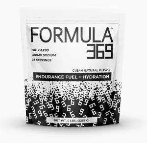 Formula 369 - High Carbohydrate Sports Fuel for Endurance Athletes, Bulk 5 Pound Bag, 73 Servings, 30g of Carbs per Scoop, for Hydration and Energy.