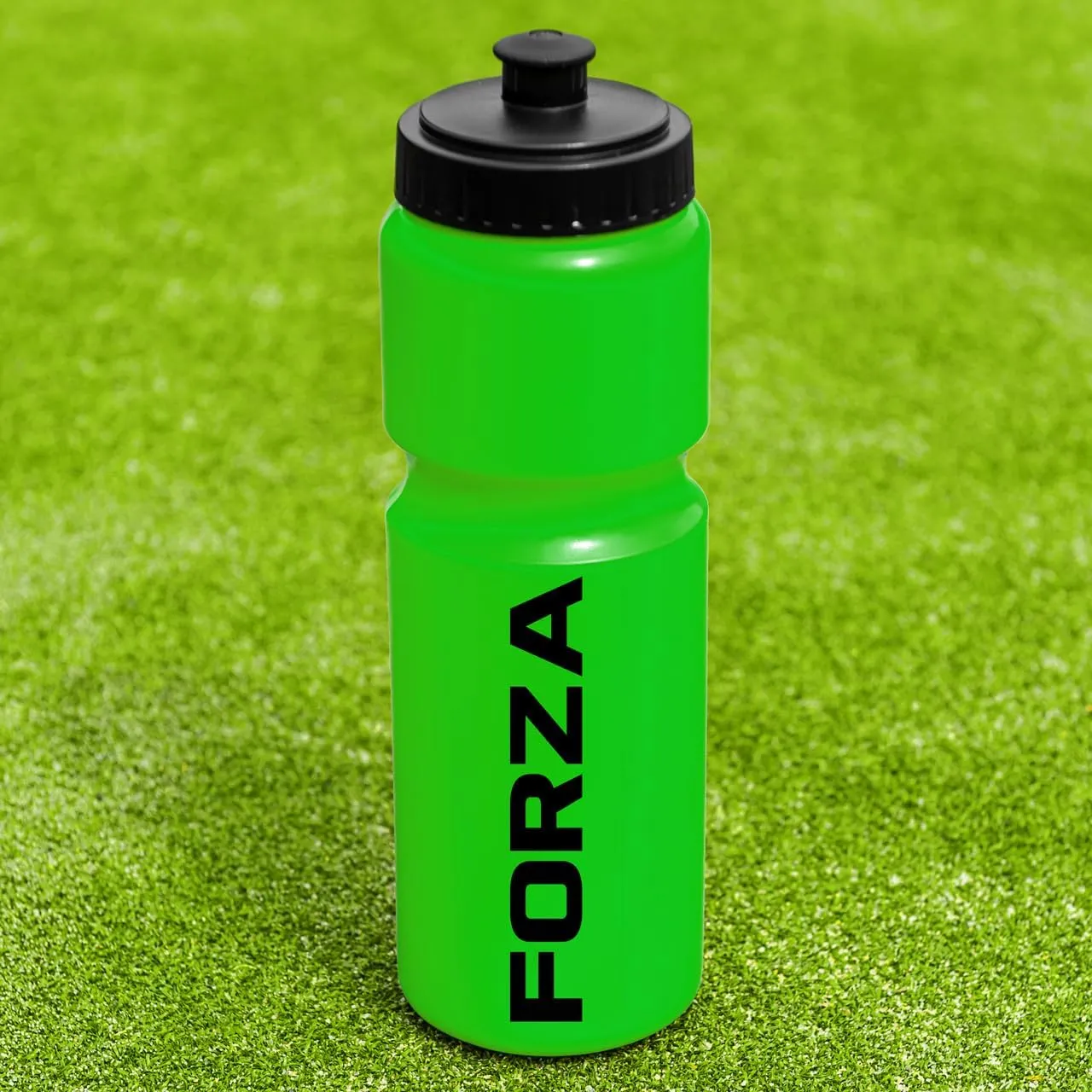 FORZA Team Sports Water Bottles | 25oz Capacity with Portable Carry Bag or Foldable Carrier - BPA-Free Plastic for Hydration on the Go (Carry Bag, Green)