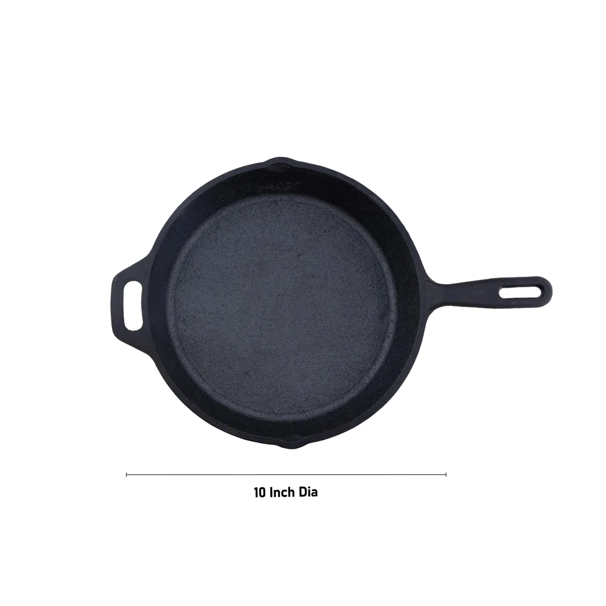 Frying Pan - 10 Inches | Casting Iron Cooking Pan/ Cast Iron Cookware for Home/ 3.330 Kgs Approx