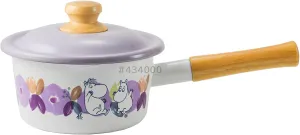 Fuji Hollow Moomin Flower Garden 6.3 inches (16 cm) Sauce Pan MTH-16S