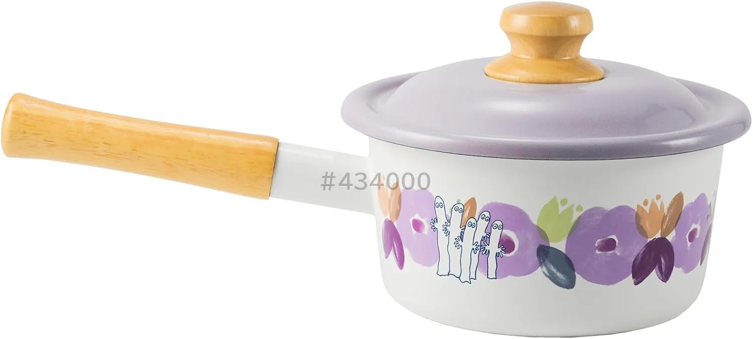 Fuji Hollow Moomin Flower Garden 6.3 inches (16 cm) Sauce Pan MTH-16S