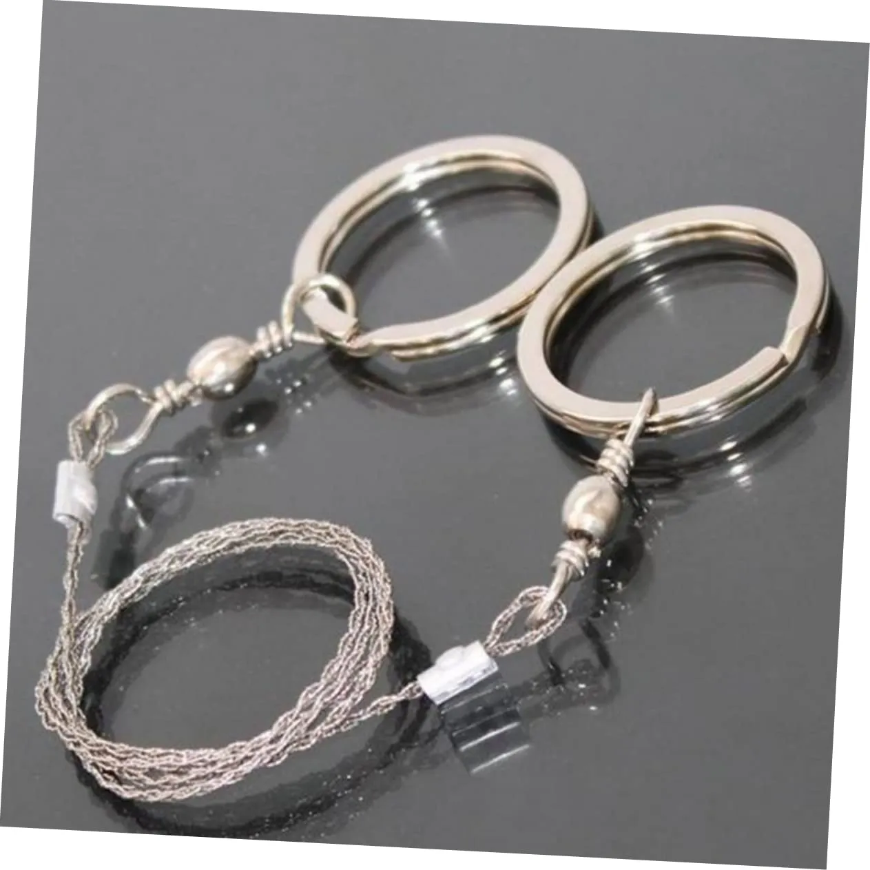 Gadpiparty Portable Wire for Hiking Camping Hunting 12pcs Outdoor Survival Saw Survival Supplies