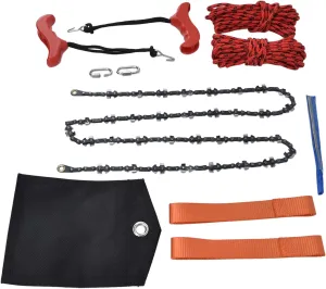 Gardening Gardening Tools, and Rope Chainsaw Ergonomic Handle Labor Saving Handheld Branch Chain Saw Easy to Carry Hand Held Chainsaw 53 Inch Hand Chain Saw, Impact