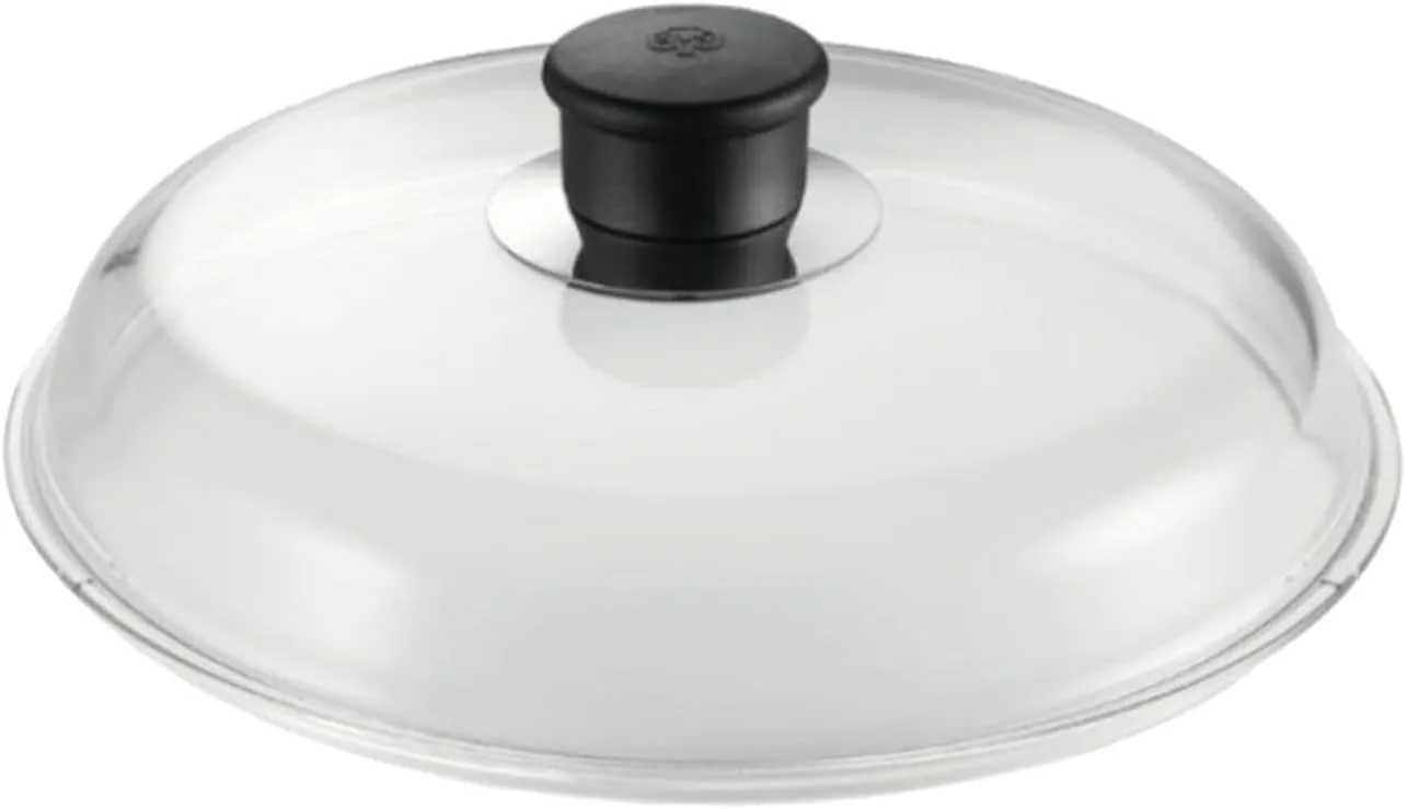 Glass Lid, Plastic Knob, Pan Cover, Heat Resistant, Break Resistant, 24 cm, 1939-24