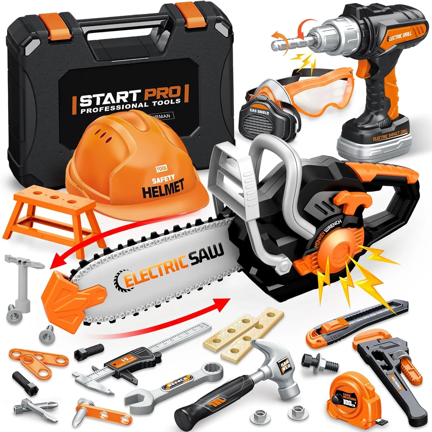 GMAOPHY Construction Toys Tools for Kids Age 3 (Electric Saw)